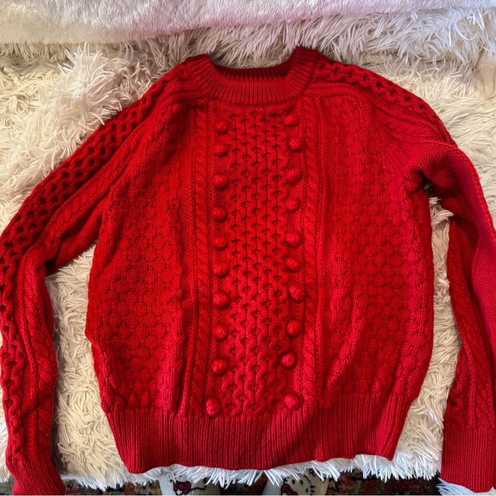 J Crew Cable Knit Sweater
